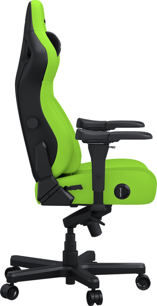Fotel gamingowy Anda Seat Kaiser 4 Size XL Cyber Green PVC (AD12YDDC-XLL-20-C-PV/C-01) - obraz 5