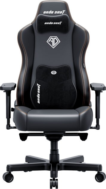 Fotel gamingowy Anda Seat Kaiser 3E Size XL Black PVC (AD23YC-XL-08-B-PV/C-B01) - obraz 1