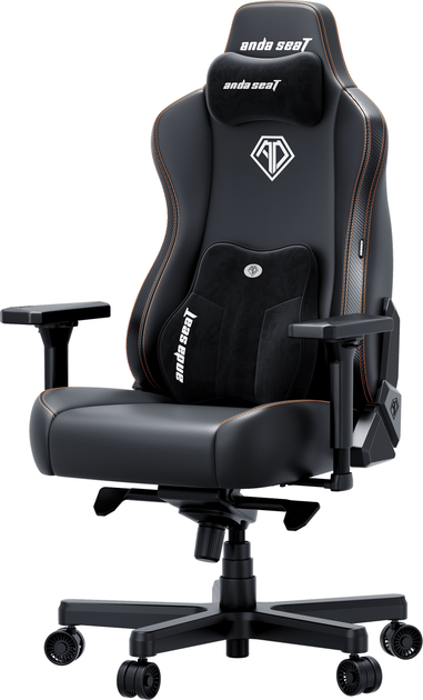 Fotel gamingowy Anda Seat Kaiser 3E Size XL Black PVC (AD23YC-XL-08-B-PV/C-B01) - obraz 3