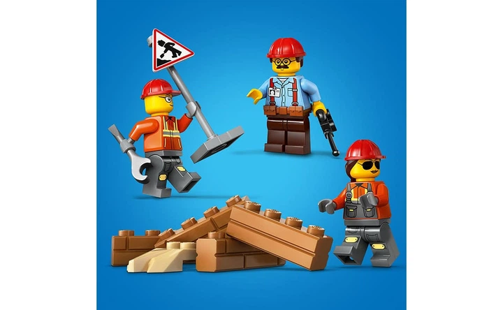 Конструктор Lego City Желтый бульдозер, 682 детали 60466 - изображение 7