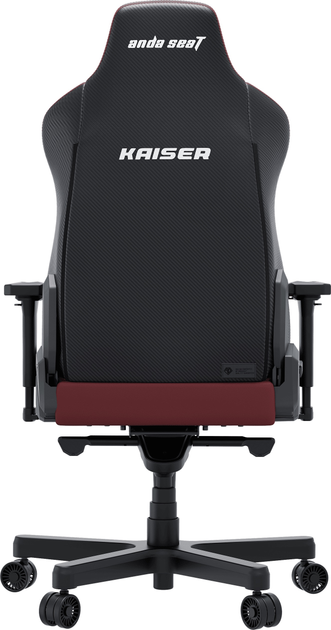 Fotel gamingowy Anda Seat Kaiser 3E Size XL Maroon PVC (AD23YC-XL-09-A-PV/C-A01) - obraz 4