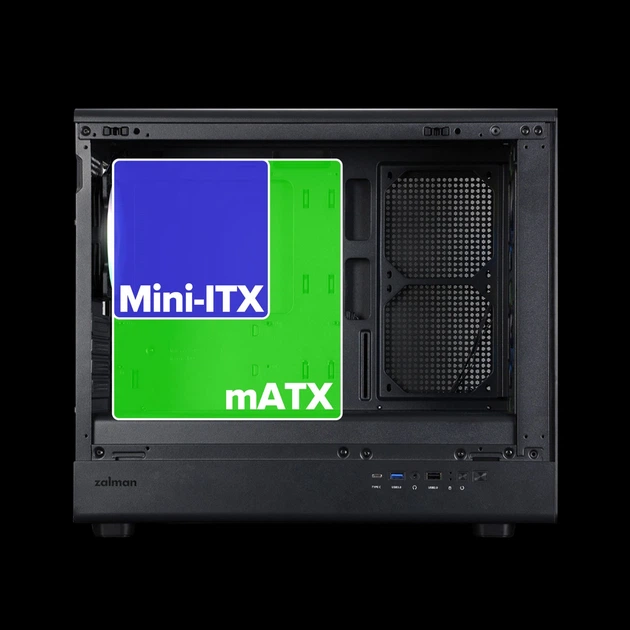 Корпус Zalman M5 Black (M5BLACK) - зображення 14