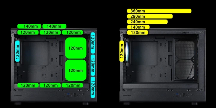 Корпус Zalman M5 Black (M5BLACK) - зображення 15