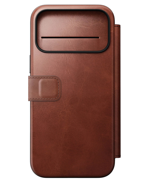 Кожаный чехол-книжка Nomad Modern Folio Horween Olde Dublin для iPhone 17 Pro - Фото 7 Кожаный чехол-книжка Nomad Modern Folio Horween Olde Dublin для iPhone 17 Pro - изображение 7