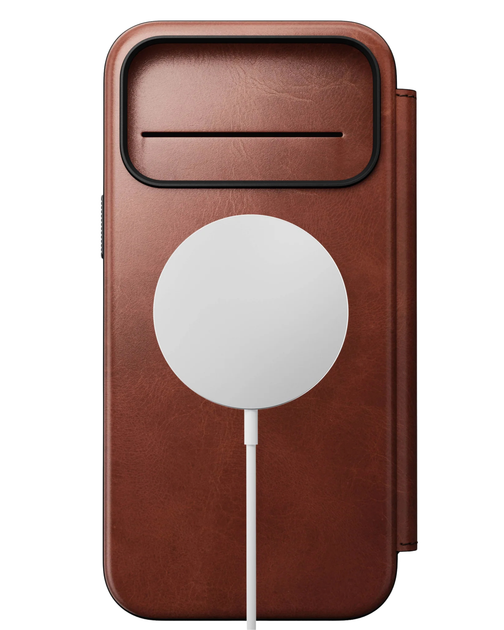 Кожаный чехол-книжка Nomad Modern Folio Horween Olde Dublin для iPhone 17 Pro - Фото 12 Кожаный чехол-книжка Nomad Modern Folio Horween Olde Dublin для iPhone 17 Pro - изображение 12
