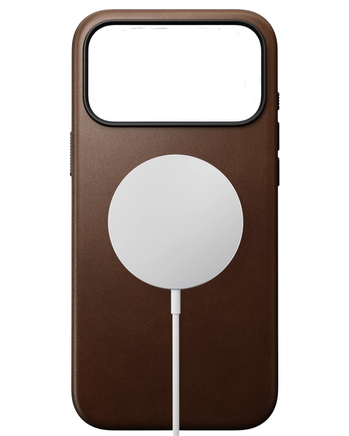 Кожаный чехол Nomad Modern Brown для iPhone 17 Pro - изображение 4