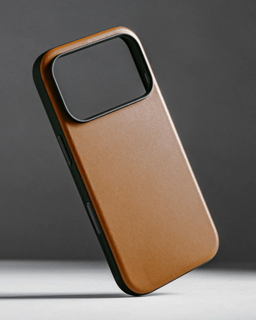 Кожаный чехол Nomad Modern English Tan для iPhone 17 Pro Max - изображение 2