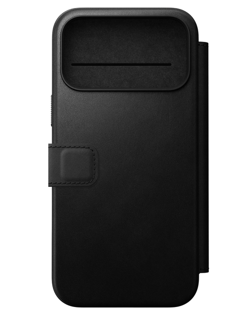 Кожаный чехол-книжка Nomad Modern Folio Black для iPhone 17 Pro - изображение 4