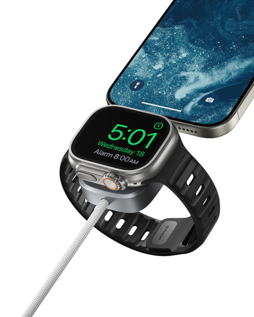 Кабель Nomad USB-C Kevlar Universal White для Apple Watch 1.5 м - Фото 8 Кабель Nomad USB-C Kevlar Universal White для Apple Watch 1.5 м - изображение 8