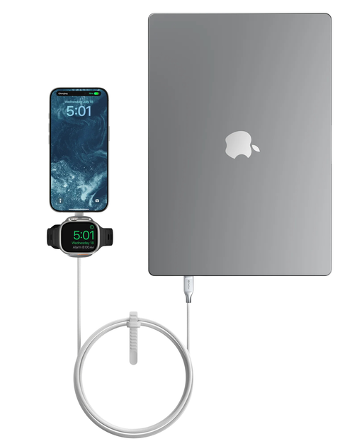 Кабель Nomad USB-C Kevlar Universal White для Apple Watch 1.5 м - Фото 11 Кабель Nomad USB-C Kevlar Universal White для Apple Watch 1.5 м - изображение 11