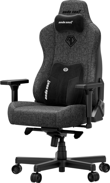 Fotel gamingowy Anda Seat Kaiser 3E Size XL Dark Grey Fabric (AD23YC-XL-09-GB-CF-G01) - obraz 3