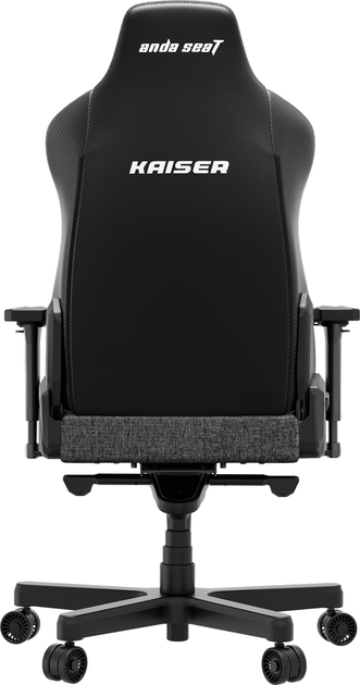 Fotel gamingowy Anda Seat Kaiser 3E Size XL Dark Grey Fabric (AD23YC-XL-09-GB-CF-G01) - obraz 4