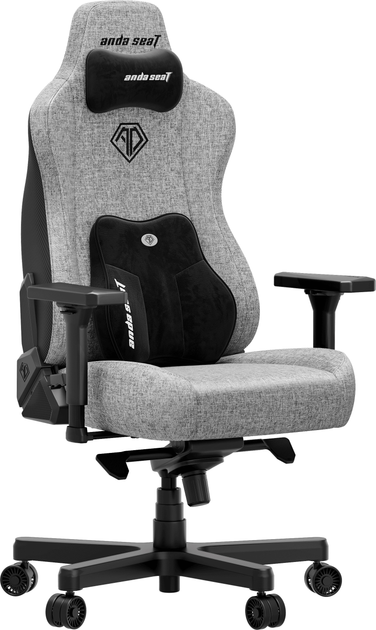 Fotel gamingowy Anda Seat Kaiser 3E Size XL Grey Fabric (AD23YC-XL-09-G-CF-G01) - obraz 2