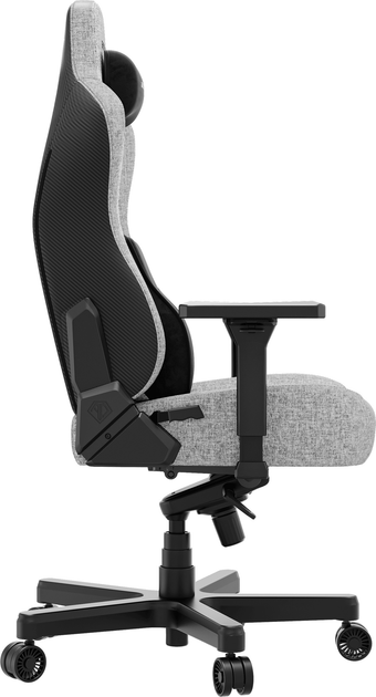 Fotel gamingowy Anda Seat Kaiser 3E Size XL Grey Fabric (AD23YC-XL-09-G-CF-G01) - obraz 5
