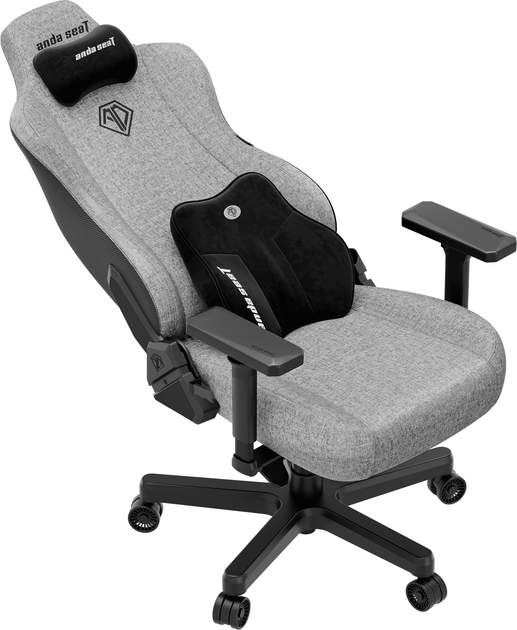 Fotel gamingowy Anda Seat Kaiser 3E Size XL Grey Fabric (AD23YC-XL-09-G-CF-G01) - obraz 7