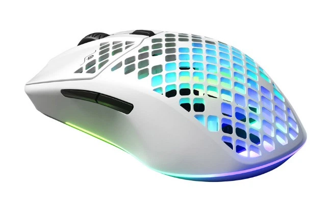 Мышь беспроводная SteelSeries Aerox 3 Wireless Snow (62608) - Фото 2 Мышь беспроводная SteelSeries Aerox 3 Wireless Snow (62608) - изображение 2