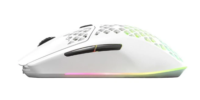 Мышь беспроводная SteelSeries Aerox 3 Wireless Snow (62608) - Фото 4 Мышь беспроводная SteelSeries Aerox 3 Wireless Snow (62608) - изображение 4