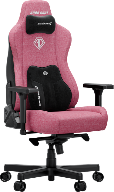 Fotel gamingowy Anda Seat Kaiser 3E XL Pink Fabric (AD23YC-XL-09-P-CF-P01) - obraz 2