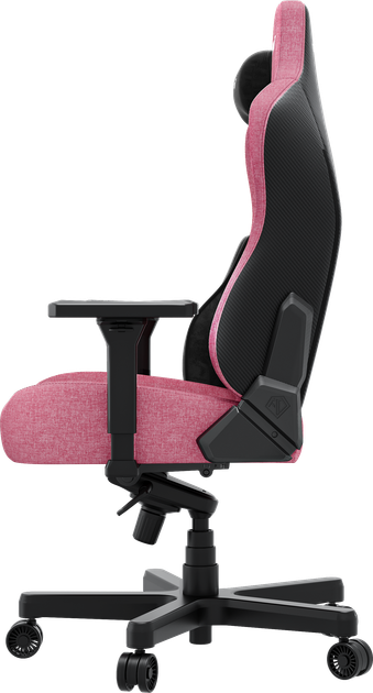 Fotel gamingowy Anda Seat Kaiser 3E XL Pink Fabric (AD23YC-XL-09-P-CF-P01) - obraz 6