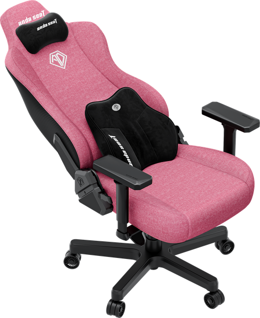 Fotel gamingowy Anda Seat Kaiser 3E XL Pink Fabric (AD23YC-XL-09-P-CF-P01) - obraz 8