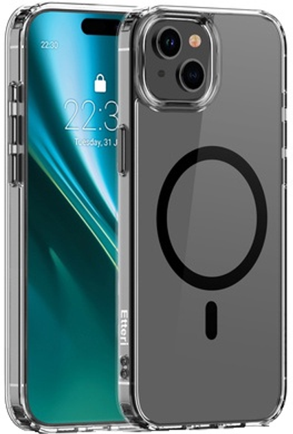 Etui Etteri Color Mag do Apple iPhone 15 Transparent (GSM190911) - obraz 4