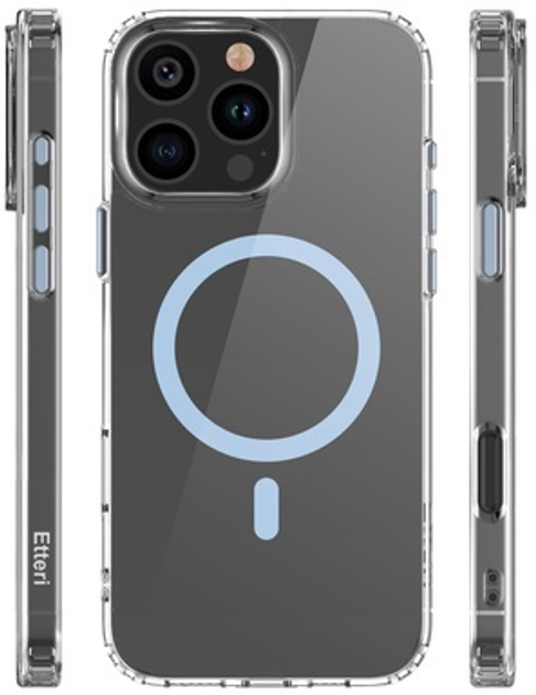 Панель Etteri Color Mag для Apple iPhone 16 Pro Max Light Blue (GSM190953) - зображення 3