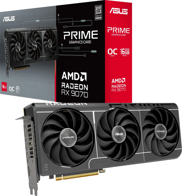 Karta graficzna ASUS PCI-Ex Radeon RX 9070 PRIME EVO OC Edition 16GB GDDR6 (256bit) (20000) (HDMI, 3 x DisplayPort) (4711636204101) - obraz 12