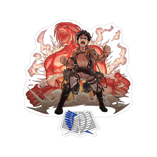 Акриловая фигурка Атака титанов Эрен Йегер Attack on Titan Eren Yeager 10 см - Фото 1 Акриловая фигурка Атака титанов Эрен Йегер Attack on Titan Eren Yeager 10 см - изображение 1