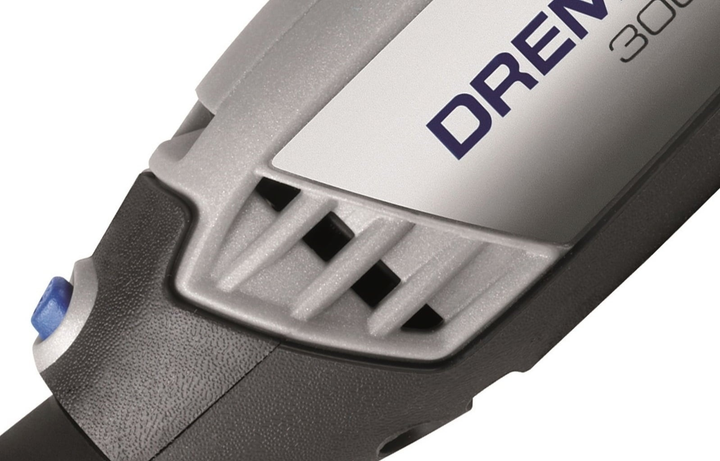 Багатофункціональний інструмент Dremel 3000-1/25 EZ + 25 шт. насадок Dremel + Насадка для гнучкого вала (225) + Кейс для зберігання зі знімним відділенням для приладдя + Настінне кріплення інструменту (F0133000JP) - зображення 3