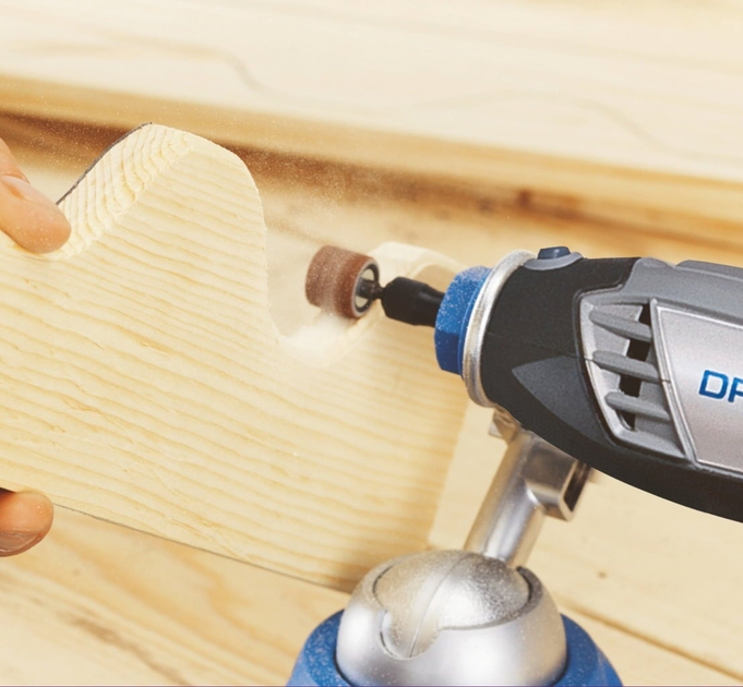 Багатофункціональний інструмент Dremel 3000-1/25 EZ + 25 шт. насадок Dremel + Насадка для гнучкого вала (225) + Кейс для зберігання зі знімним відділенням для приладдя + Настінне кріплення інструменту (F0133000JP) - зображення 5