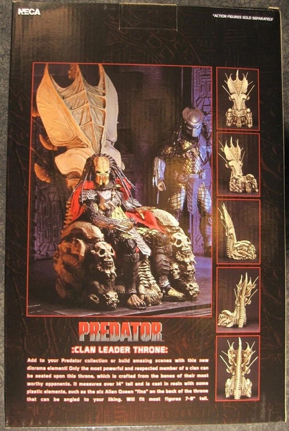 Диорама NECA Костяной Трон Хищник Toys Alien Vs Predator Skull Throne 35.6см (7073DA480396) - Фото 9 Диорама NECA Костяной Трон Хищник Toys Alien Vs Predator Skull Throne 35.6см (7073DA480396) - изображение 9
