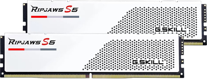 Pamięć RAM G.Skill DDR5-6000 98304MB PC5-48000 (Kit of 2x49152) Ripjaws S5 White (F5-6000J3036F48GX2-RS5W) - obraz 2