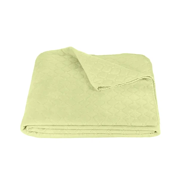Плед-покрывало ТЕП VELOUR Салатовый 240х260 евромакси King Size, велюровое покрывало - Фото 2 Плед-покрывало ТЕП VELOUR Салатовый 240х260 евромакси King Size, велюровое покрывало - изображение 2