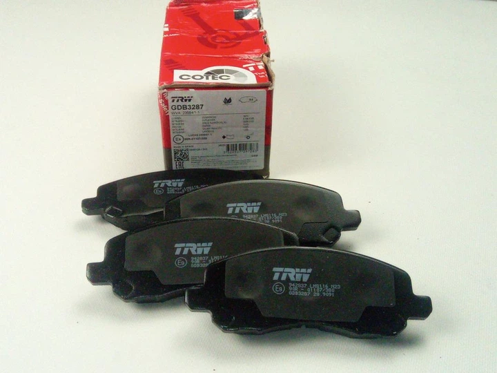 Колодки передние тормозные Lancer X; TRW (GDB3287) (4605A261