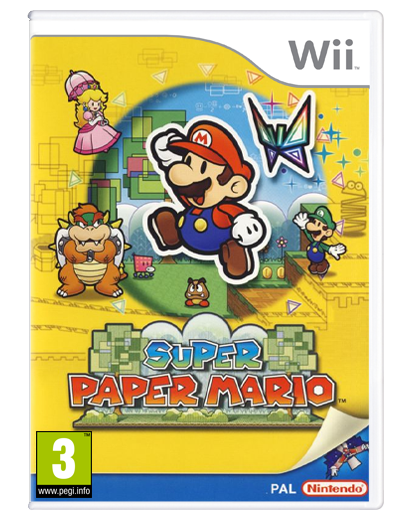 Игра Nintendo Wii Super Paper Mario Europe Английская Версия Б/У - Фото 1 Игра Nintendo Wii Super Paper Mario Europe Английская Версия Б/У - изображение 1