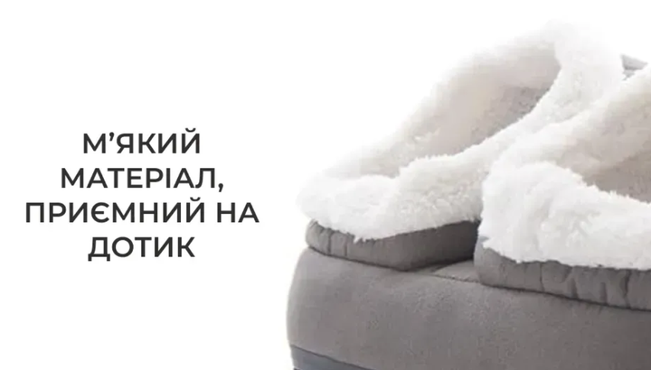 Массажер для ног Supretto Электрогрелка с вибромассажем 30х28х13 см Серый - изображение 10