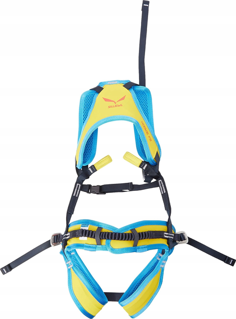 Uprząż wspinaczkowa Salewa Rookie Fb Complete Harness 1748 Niebiesko-żółty (013.003.0884) - obraz 3