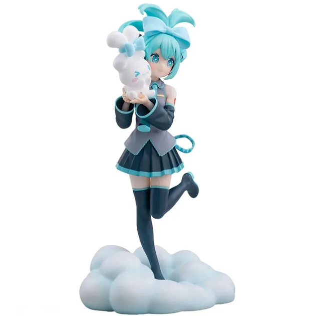 Аниме фигурка Хацуне Мику | Hatsune Miku x Cinnamoroll | с кроликом | коллекционная статуэтка 21 см (GS906) - изображение 6