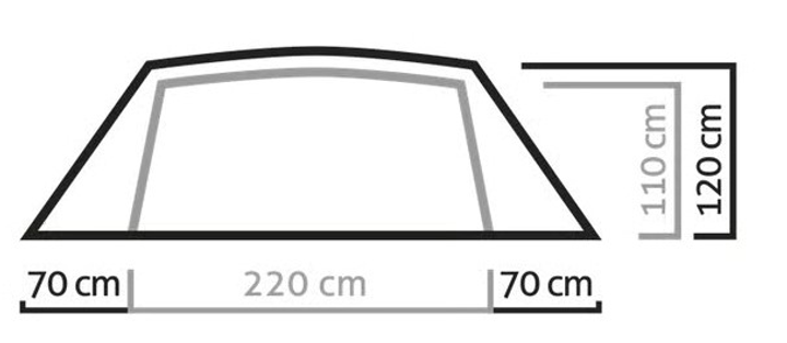 Намет Salewa Denali IV 5629 Зелений (013.003.0869) - зображення 4