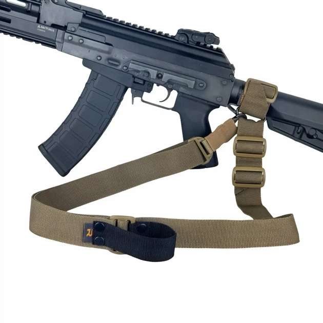 Ремень RAGNAROK TYR carbine оружейный одно/двухточечный с дополнительным креплением. Койот - изображение 2
