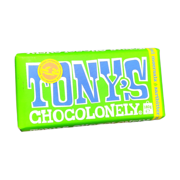 Шоколад Tony's Chocolonely темный с миндалем и морской солью 180г - изображение 2