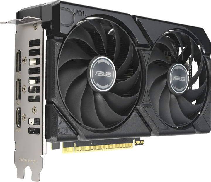 Karta graficzna ASUS PCI-Ex Radeon RX 9060 XT Dual 16GB GDDR6 (128bit) (3250/20000) (HDMI, 2 x DisplayPort) (90YV0LG2-M0NA00) - obraz 3