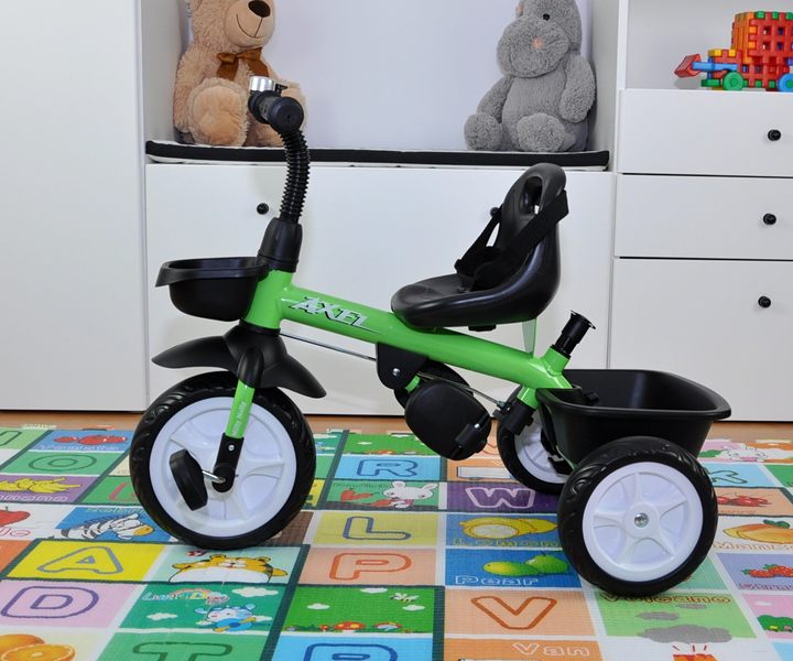 Rowerek trójkołowy Milly Mally Axel Zielony (5901761125498) - obraz 8