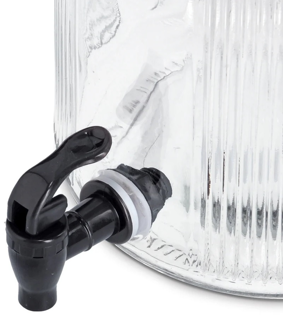 Słoik Zeller Kitchen Essentials z kranikiem szklany 3.9 l (4003368196558) - obraz 3
