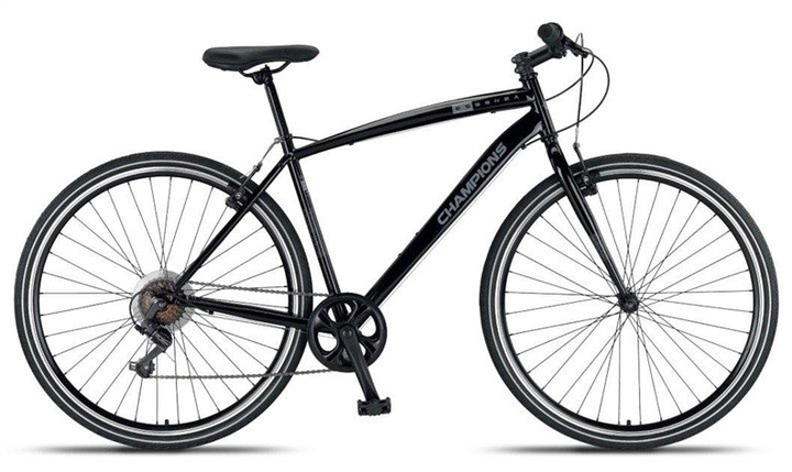 Гібридний велосипед Champions Bike Hybrid 28 Uomo Steel 7 передач ESM2822 Чорний (8683086621479)  - зображення 2