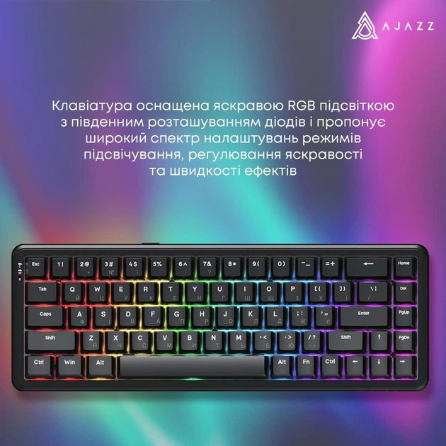Клавиатура Ajazz AK680 MAX Magnetic Switch Black (AK680-WM-B-A) - изображение 10