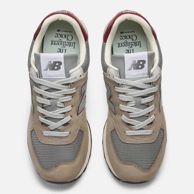 Женские кроссовки New Balance 574 U574SKB 40 (7US) 25 см Серо-красные (198686548470) - изображение 7