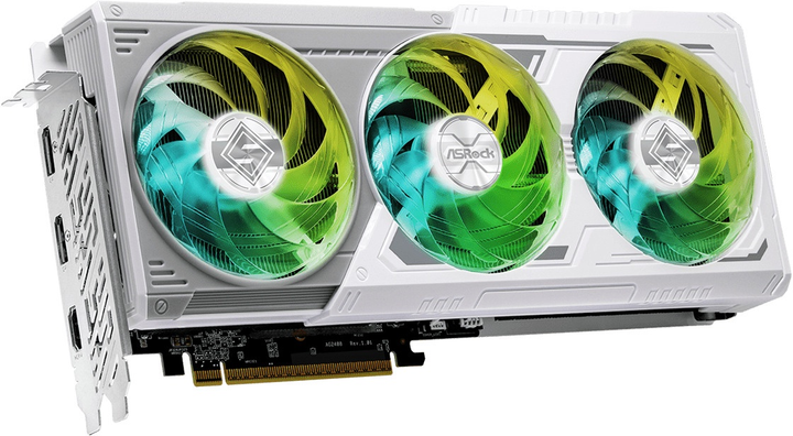 Karta graficzna ASRock PCI-Ex Radeon RX 9060 XT Steel Legend 8 GB OC GDDR6 (128bit) (3320/20000) (HDMI, 2 x DisplayPort) (90-GA5ZZZ-00UANF) - obraz 3