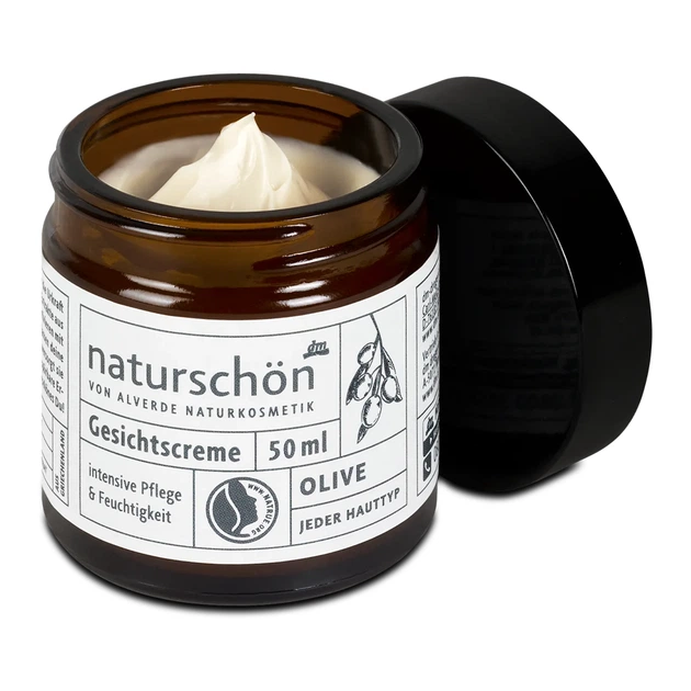 Оливковый крем для кожи лица Alverde NATURKOSMETIK Naturschön, 50 мл - изображение 2