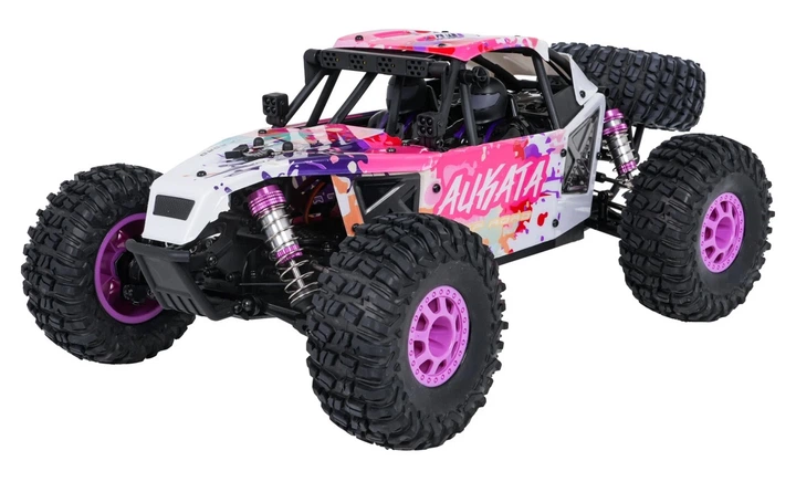 Samochód zdalnie sterowany R/C Crawler ALIKATA 1:12 Fioletowy (5903864970142) - obraz 2